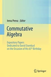 Tapa de Commutative Algebra