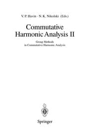 Tapa de Commutative Harmonic Analysis II
