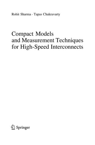 Tapa de Compact Models and Measurement Techniques for High-Speed Interconnects