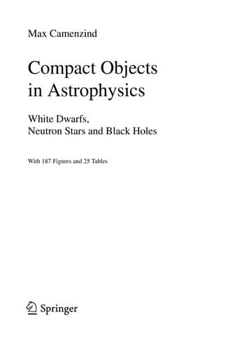 Tapa de Compact objects in astrophysics