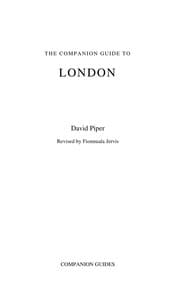 Tapa de The companion guide to London