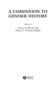 Tapa de COMPANION TO GENDER HISTORY; ED. BY TERESA A. MEADE