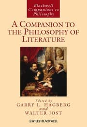 Tapa de A companion to the philosophy of literature