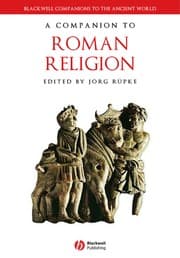 Tapa de COMPANION TO ROMAN RELIGION; ED. BY JORG RUPKE