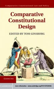 Tapa de Comparative constitutional design