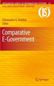 Tapa de Comparative e-government