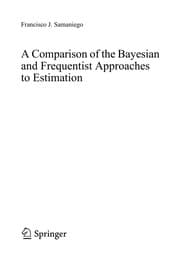 Tapa de A comparison of the Bayesian and frequentist approaches to estimation