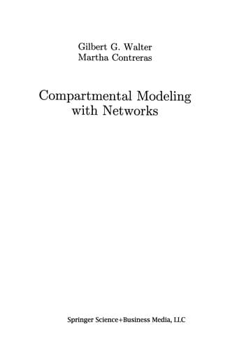 Tapa de Compartmental Modeling with Networks