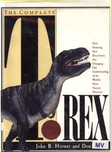 Tapa de The complete T. rex