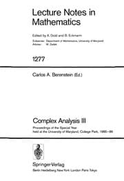 Tapa de Complex Analysis I