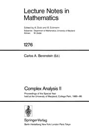 Tapa de Complex analysis