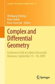 Tapa de Complex and Differential Geometry