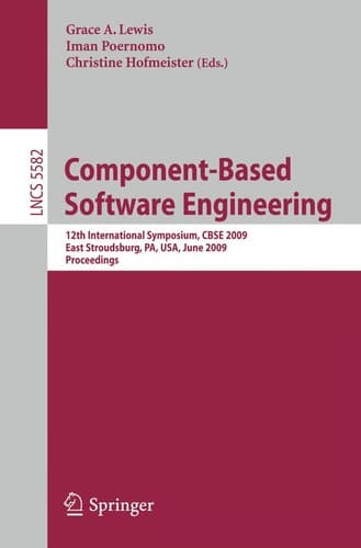 Tapa de Component-Based Software Engineering
