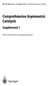 Tapa de Comprehensive asymmetric catalysis