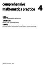 Tapa de Comprehensive mathematics practice