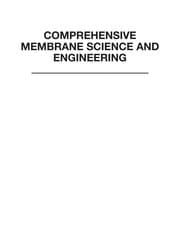 Tapa de Comprehensive membrane science and engineering