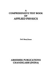 Tapa de A comprehensive text book of applied physics