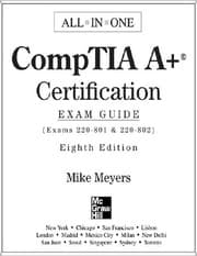 Tapa de CompTIA A+ Certification Exam Guide-Exams 220-801 & 220-802