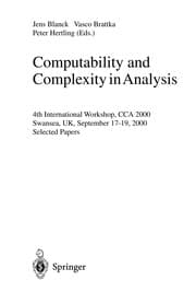 Tapa de Computability and complexity in analysis