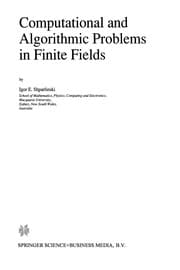 Tapa de Computational and Algorithmic Problems in Finite Fields