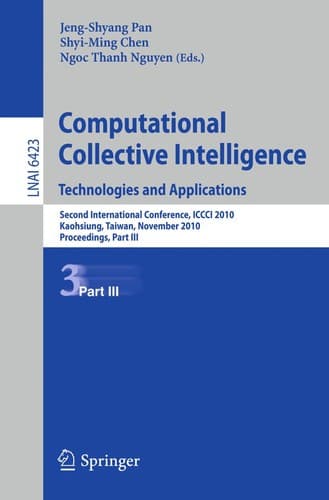 Tapa de Computational Collective Intelligence. Technologies and Applications
