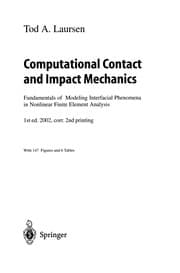 Tapa de Computational Contact and Impact Mechanics