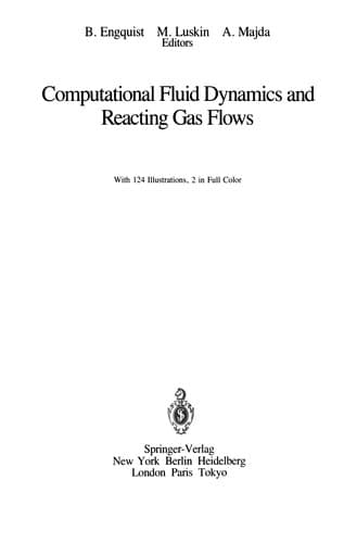 Tapa de Computational Fluid Dynamics and Reacting Gas Flows