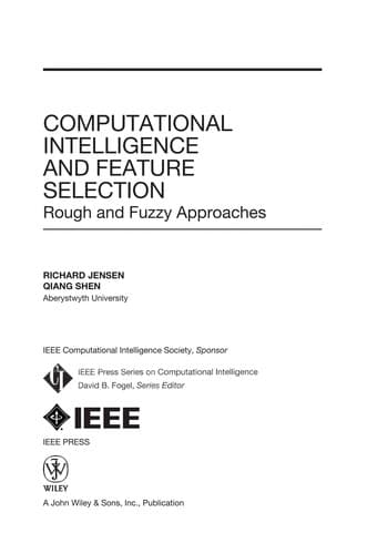 Tapa de Computational intelligence and feature selection