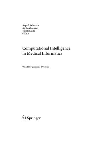 Tapa de Computational Intelligence in Medical Informatics