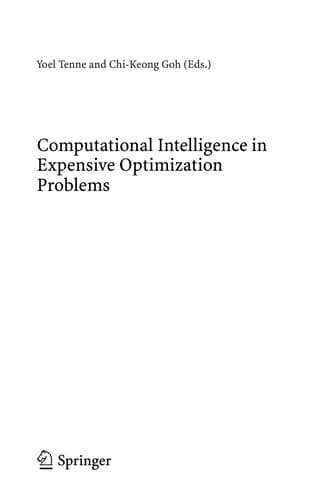 Tapa de Computational Intelligence in Expensive Optimization Problems