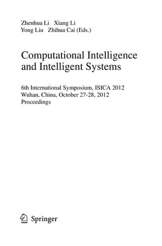 Tapa de Computational Intelligence and Intelligent Systems
