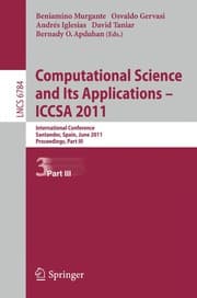 Tapa de Computational Science and Its Applications - ICCSA 2011