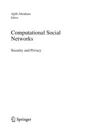 Tapa de Computational Social Networks