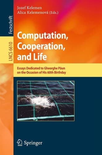 Tapa de Computation, Cooperation, and Life