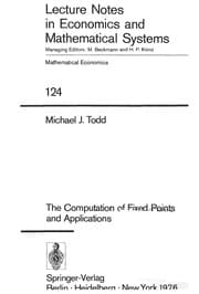 Tapa de The computation of fixed points and applications