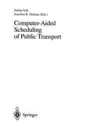 Tapa de Computer-Aided Scheduling of Public Transport