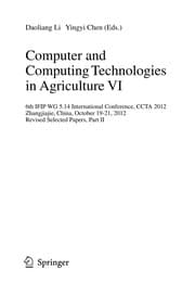 Tapa de Computer and Computing Technologies in Agriculture VI
