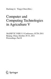 Tapa de Computer and Computing Technologies in Agriculture V
