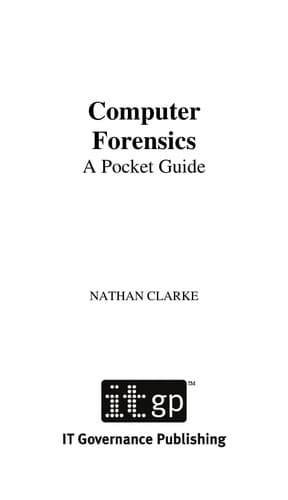 Tapa de Computer forensics