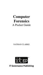 Tapa de Computer forensics