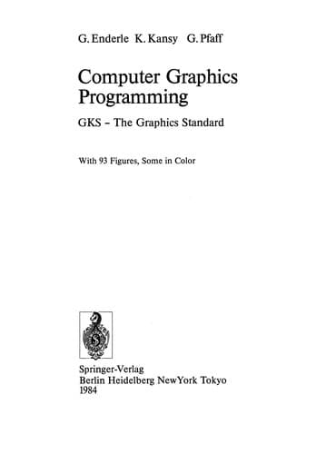 Tapa de Computer Graphics Programming