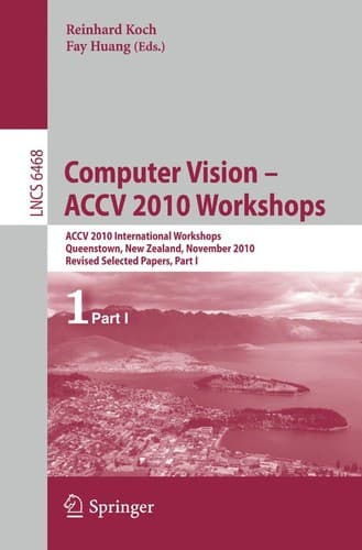 Tapa de Computer Vision – ACCV 2010 Workshops