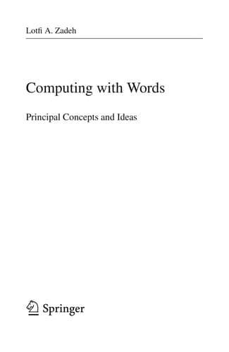 Tapa de Computing with Words