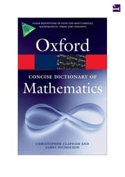 Tapa de The concise Oxford dictionary of mathematics