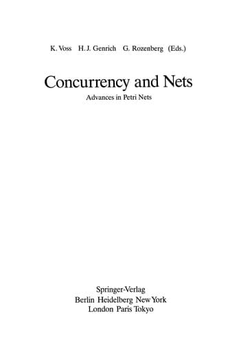 Tapa de Concurrency and Nets