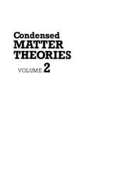 Tapa de Condensed Matter Theories