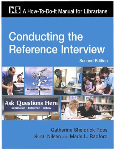 Tapa de Conducting the reference interview