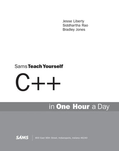 Tapa de C++ in one hour a day