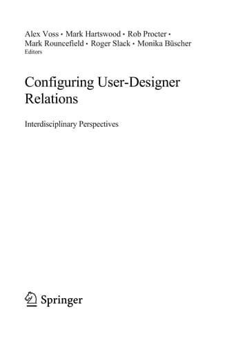 Tapa de Configuring user-designer relations