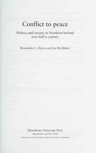 Tapa de Conflict to peace